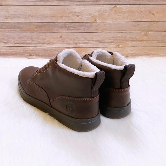 Timberland Men’s Davis Square Waterproof Warm Lined Chukka Boots - Picture 2 of 7